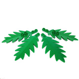 Lego Parts: Plant, Tree Palm Leaf Large 10 x 5 (PACK of 4 - Green Leaves)
