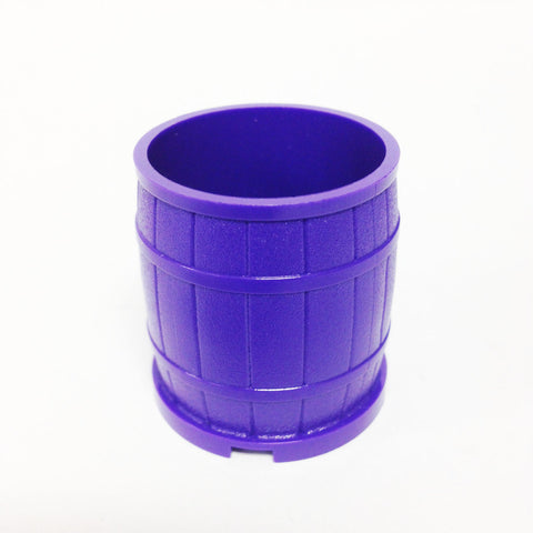 Lego Parts: Container, Barrel 4 x 4 x 3 1/2 Studs (Dark Purple)