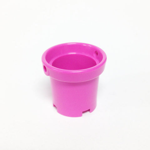 Lego Parts: Container, Bucket (Large) 2 x 2 x 1 2/3 (Dark Pink)