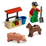 Lego Parts: Land Animal Dog / Wolf 'The Grim' (Reddish Brown)