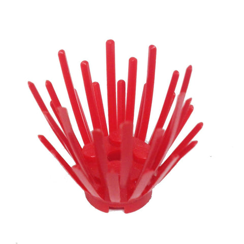Lego Parts: Plant Prickly Bush 2 x 2 x 3 Extension with 2 x 2 center (Red)