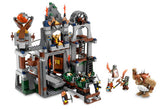 Lego Parts: Rock Panel Rectangular (BURP) (Marbled Dark Green Pattern)