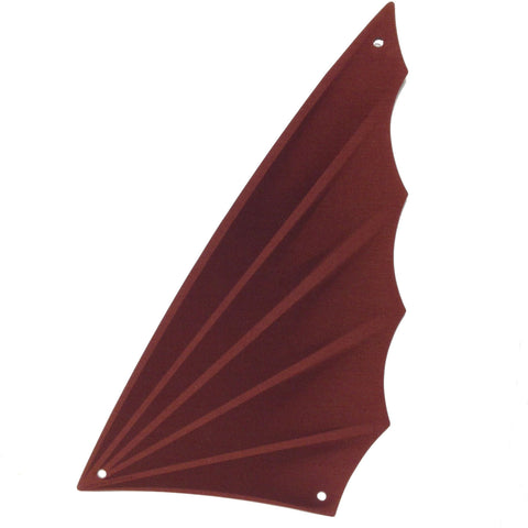 Lego Parts: Cloth Sail Triangular 18 x 34 with Winged Edge and Dark Brown Pattern