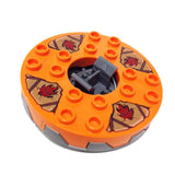 Lego Parts: Turntable 6 x 6 Kendo Kai - Snake Battle (Ninjago Spinner)
