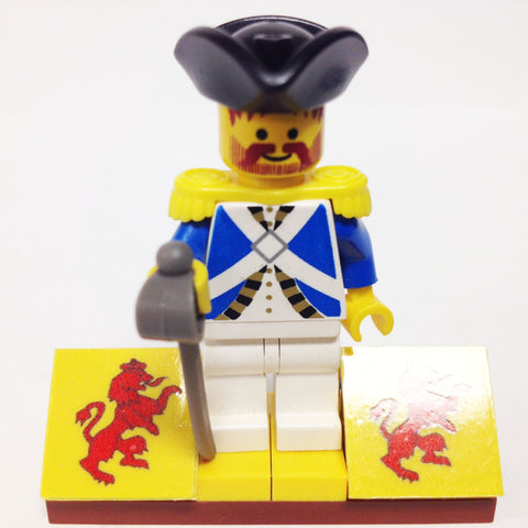 MinifigurePacks: Lego® Pirates Bundle "(1) IMPERIAL SOLDIER - OFFICER" "(1) FIGURE DISPLAY BASE" "(1) FIGURE ACCESSORY"