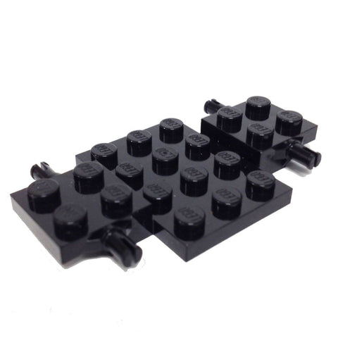 Lego Parts: Vehicle, Base 4 x 7 x 2/3 (Black)