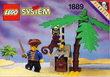 Lego Parts: Plant, Palm Tree Top (Reddish Brown)