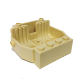 Lego Parts: Vehicle, Base 6 x 5 x 2 with 2 Seats (Tan)