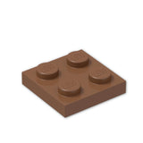 LEGO® Parts: Plate 2 x 2 #3022 (Pack of 12)