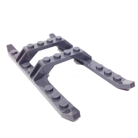 Lego Parts: Helicopter Sled Rails 12 x 6 (DBGray)