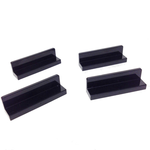 Lego Parts: Panel 1 x 4 x 1 (PACK of 4 - Black)