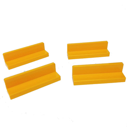 Lego Parts: Panel 1 x 4 x 1 (PACK of 4 - Bright Light Orange)