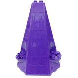 Lego Parts: Tower Roof 6 x 8 x 9 (Dark Purple)