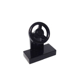 Lego Parts: Vehicle, Steering Stand 1 x 2 with Black Steering Wheel (Black)