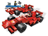 Lego Parts: Vehicle, Steering Stand 1 x 2 with Black Steering Wheel (Red)