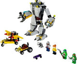 Lego Parts: Vehicle, Steering Stand 1 x 2 with Black Steering Wheel (PACK of 6 - Yellow)