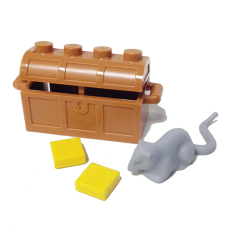 Lego Parts: Animal, Land "Rat with Chest and Cheeses" (4512743 - 40234)