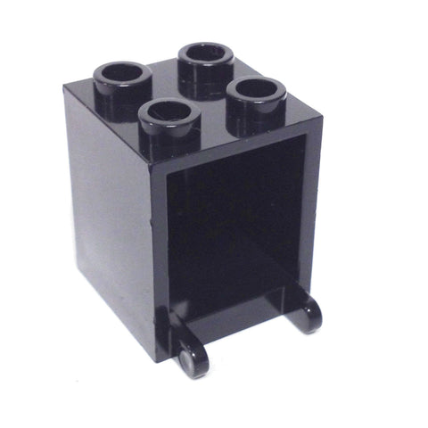 Lego Parts: Container, Box 2 x 2 x 2 (Black)