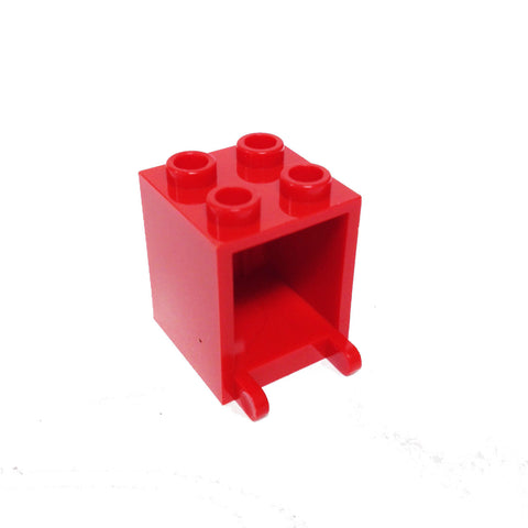 Lego Parts: Container, Box 2 x 2 x 2 (Red)
