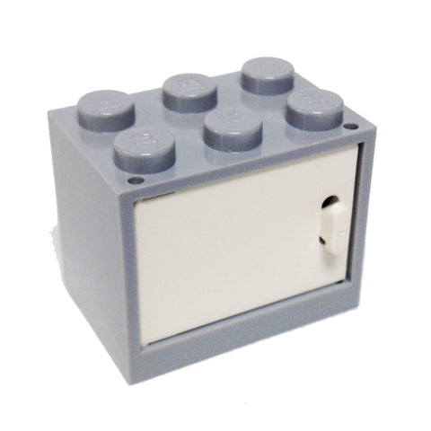 Lego Parts: Container, Cupboard 2 x 3 x 2 With Door (LBGray)