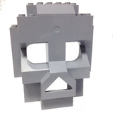 Lego Parts: Rock Panel Skull 4 x 10 x 10 (Light Bluish Gray)