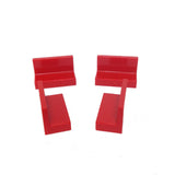 Lego Parts: Panel 1 x 2 x 1 (PACK of 4 - Red)