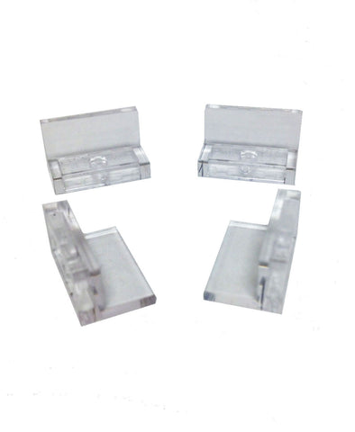 Lego Parts: Panel 1 x 2 x 1 (PACK of 4 - Transparent Clear)