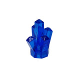 Lego Parts: Rock 1 x 1 Crystal "5 Point" (Transparent Dark Blue)