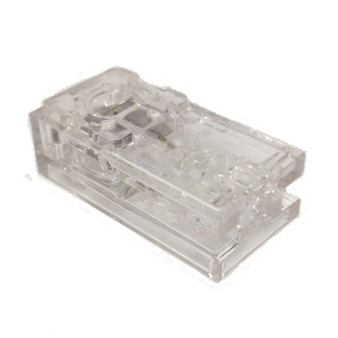 Lego Parts: Electric, Light Brick Trans-Clear 2 x 4 with Red LED
