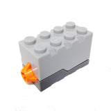 Lego Parts: Electric, Sound Brick 2 x 4 x 2 with Light Bluish Gray Top and Roaring Animal Sound (Set 4958)
