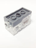 Lego Parts: Electric, Sound Brick 2 x 4 x 2 with Dark Bluish Gray Bottom and Klaxon Alarm Sound (Set 8634)