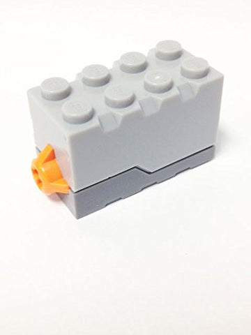 Lego Parts: Electric, Sound Brick 2 x 4 x 2 with Light Bluish Gray Top and Space Sound (Set 7065)