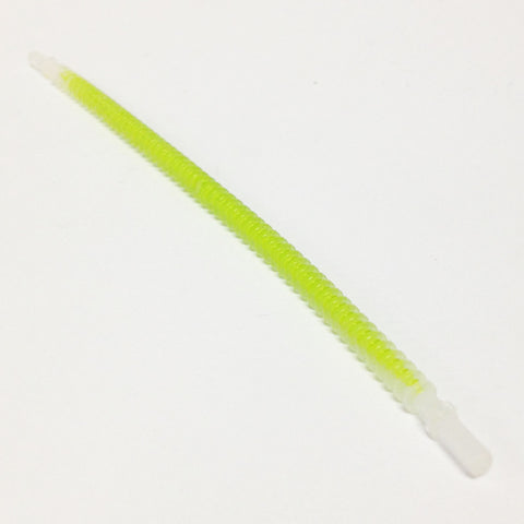 Lego Parts: Hose, Flexible Ribbed with 8mm Ends, 19L with Lime Center Pattern