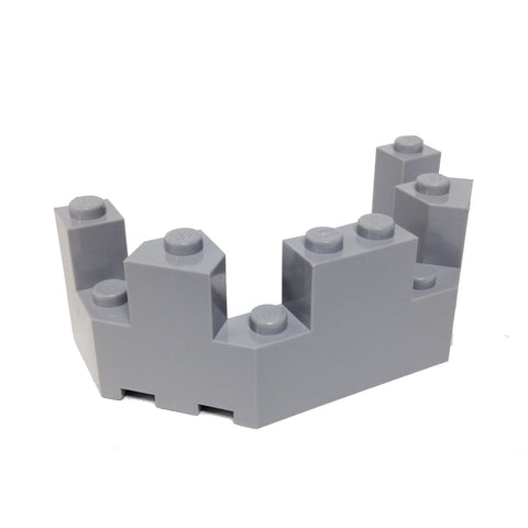samtale placere generation Lego Parts: Roof - Castle Turret Top 4 x 8 x 2 1/3 (Light Bluish Gray) –  Wholesale~BricksandFigs