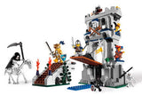 Lego Parts: Roof - Castle Turret Top 4 x 8 x 2 1/3 (Light Bluish Gray)