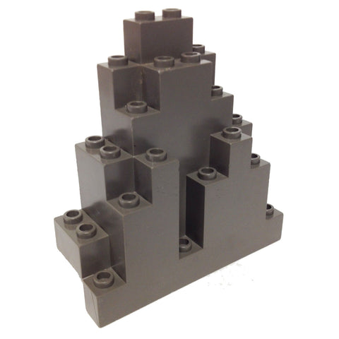 Lego Parts: Rock Panel Triangular (LURP) (Old Dark Gray)