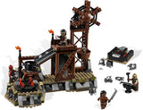 Lego Parts: Support 1 x 6 x 5 Girder Rectangular (Reddish Brown)
