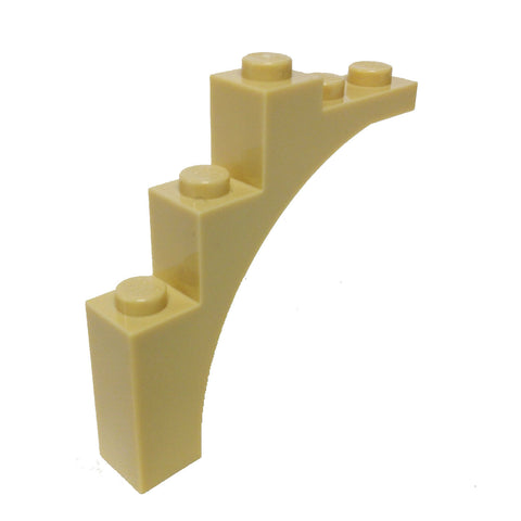 Lego Parts: Brick, Arch 1 x 5 x 4 - Irregular Bow, Reinforced Underside (6013252 - 76768)