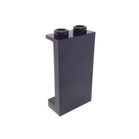 Lego Parts: Panel 1 x 2 x 3 with Side Supports - Hollow Studs (Black)