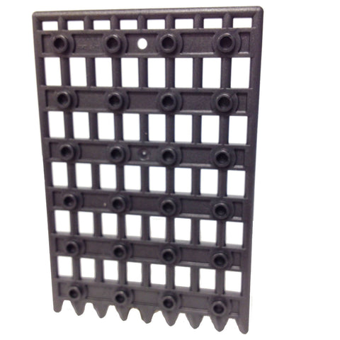 Lego Parts: Door 1 x 8 x 12 Castle Gate - Portcullis (Pearl Dark Gray)