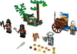Lego Parts: Land Animal Dog Alsatian / German Shepherd with Dish and Bone (Medium Dark Flesh)