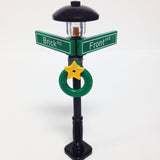 MinifigurePacks: Lego® City/Town "STREET SIGN - LAMP POST" Intersection of Brick & Front