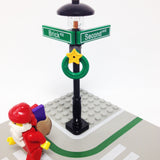 MinifigurePacks: Lego® City/Town "STREET SIGN - LAMP POST" Intersection of Brick & Second