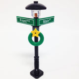MinifigurePacks: Lego® City/Town "STREET SIGN - LAMP POST" Intersection of Front & Main