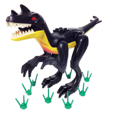 MinifigurePacks: Lego Dinosaur "Large Raptor" and "Grass Stems"