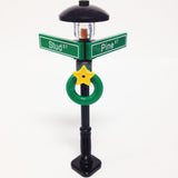 MinifigurePacks: Lego® City/Town "STREET SIGN - LAMP POST" Intersection of Stud & Pine