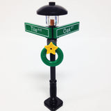 MinifigurePacks: Lego® City/Town "STREET SIGN - LAMP POST" Intersection of Tile & Oak
