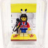 MinifigurePacks: Lego Western - Indians Bundle "(1) INDIAN with Red Shirt" "(1) FIGURE DISPLAY BASE" "(2) FIGURE ACCESSORY'S"